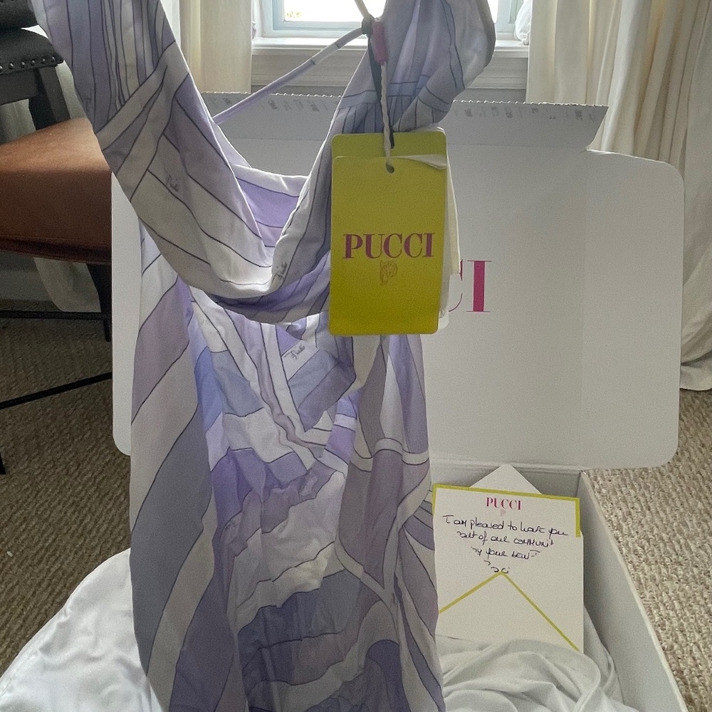 Pucci Iride print dress